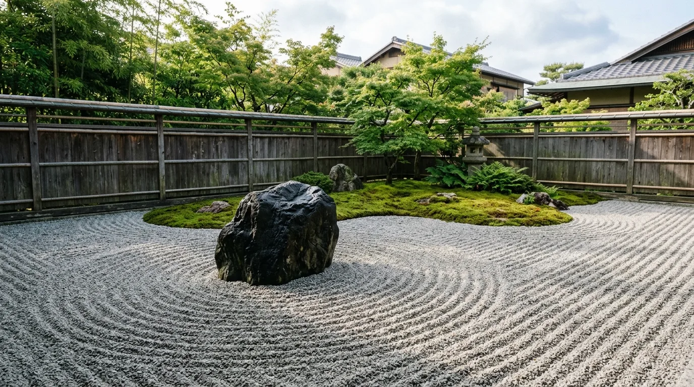 Japanese Garden Seating Corner